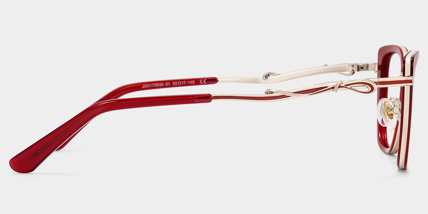 Veronica Red Cat-Eye Glasses | ZEELOOL4