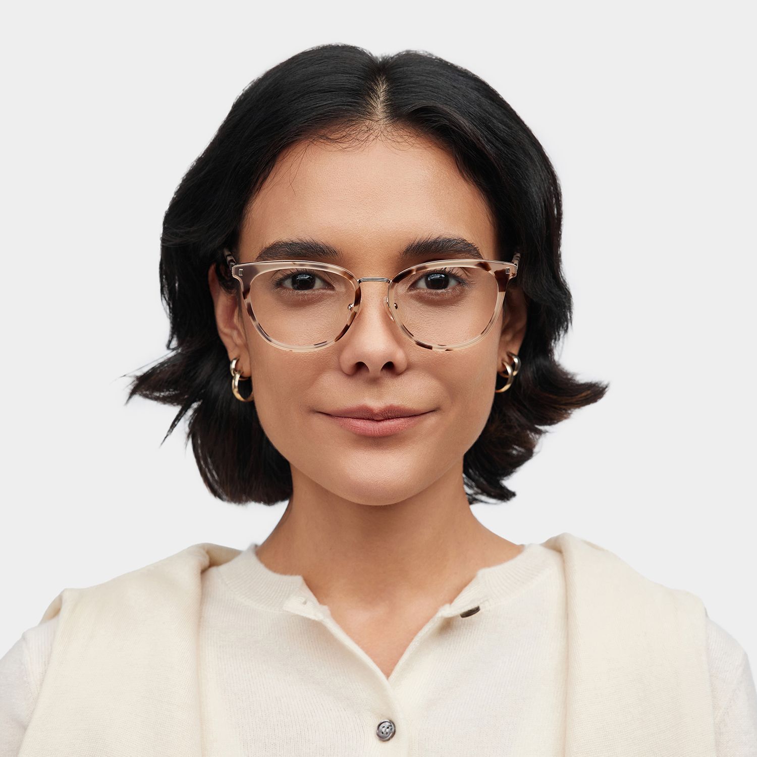 Caden Eyeglasses in Round Tortoise Frame | Zeelool0