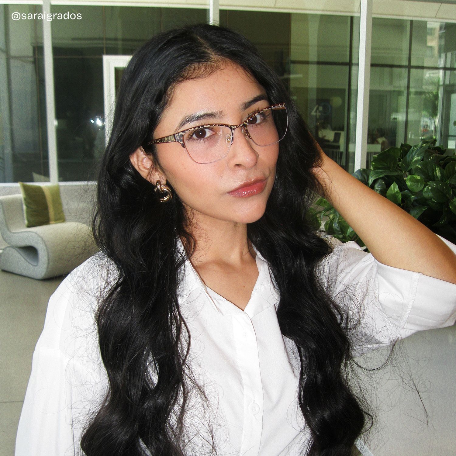 Dorian Brown Leopard Print Cat-Eye Glasses | ZEELOOL6