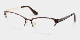 Dorian Brown Leopard print Cat eye Glasses3