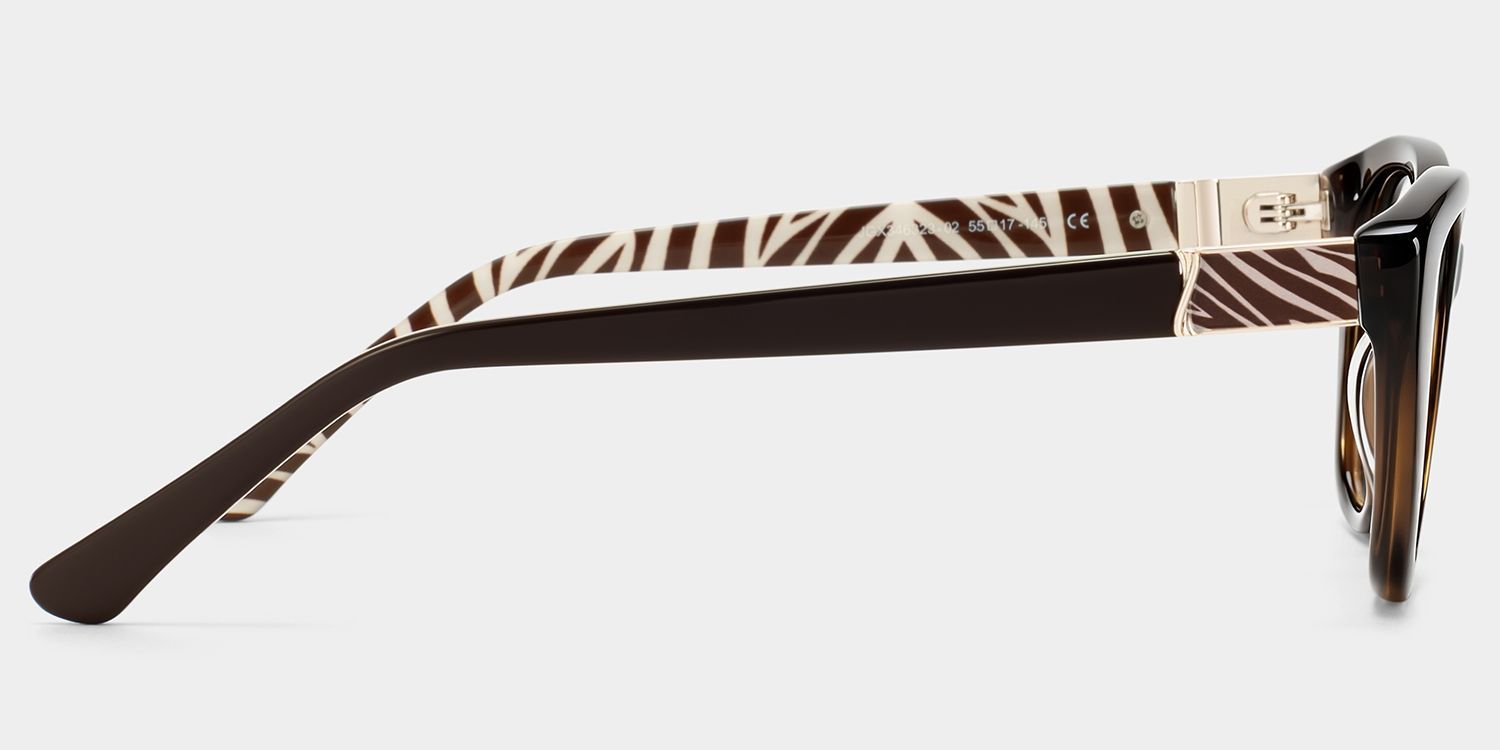 Brielle Brown Cat-Eye Glasses | ZEELOOL4