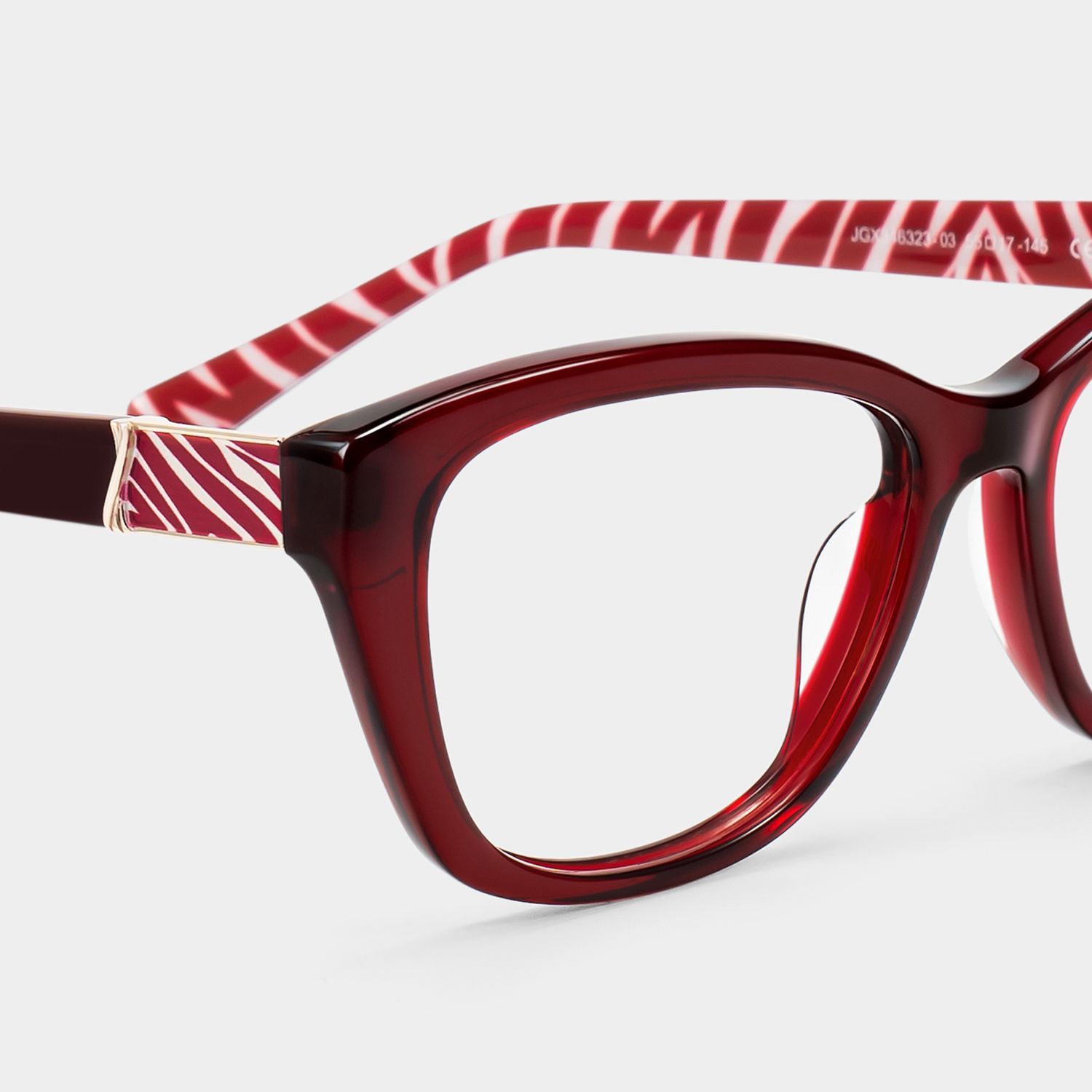 Brielle Red Cat-Eye Glasses | ZEELOOL5