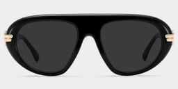 Aveline Black Aviator Glasses0