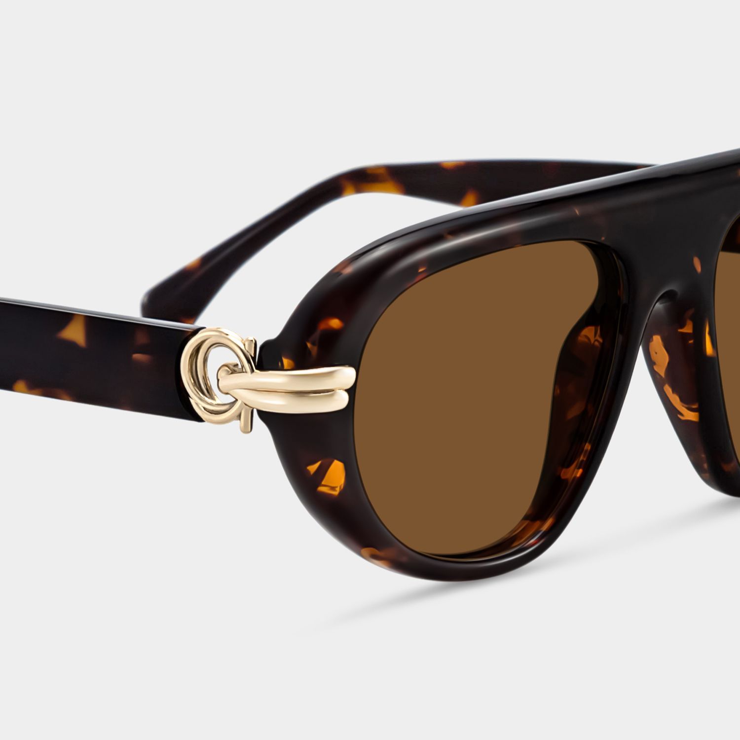 Aveline Tortoise Aviator Prescription Glasses for Women | ZEELOOL4