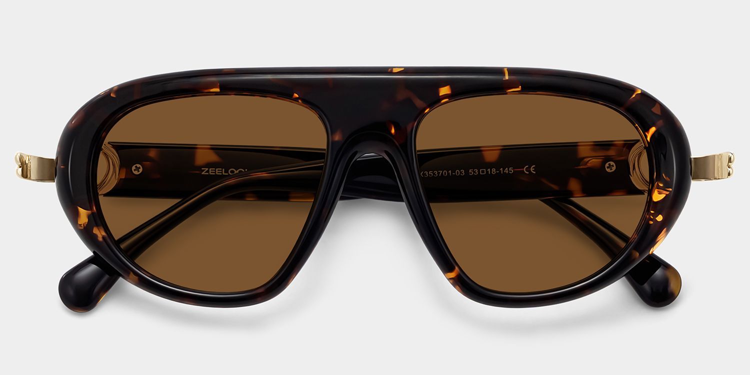 Aveline Tortoise Aviator Prescription Glasses for Women | ZEELOOL1
