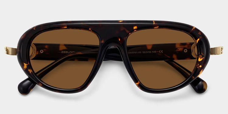 Aveline Tortoise Aviator Glasses