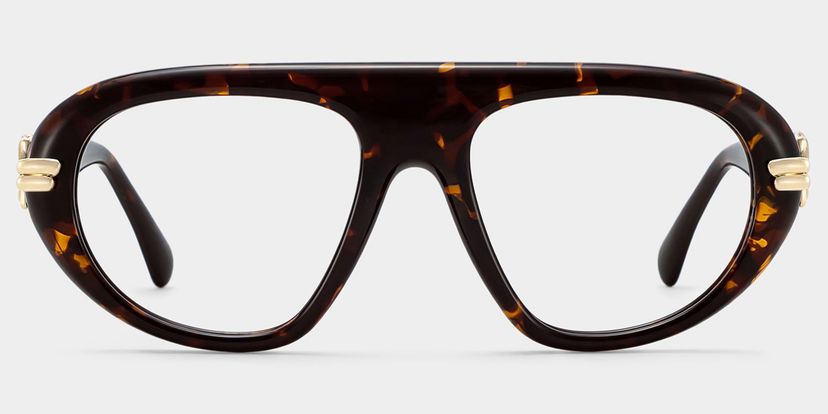 Aveline Tortoise Aviator Glasses