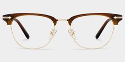 Capri Brown Browline Glasses0