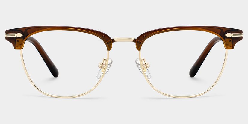 Capri Brown Browline Glasses