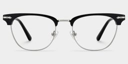 Capri Black Browline Glasses0