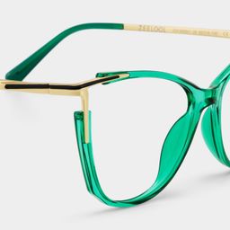 Yomary Cateye Green Glasses4