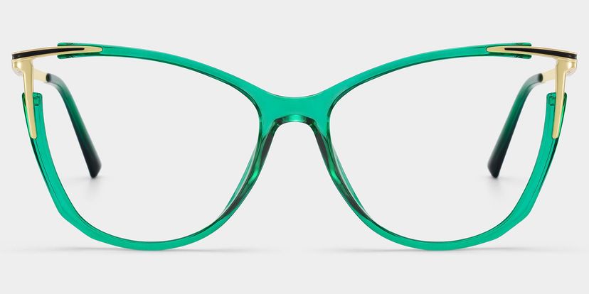Yomary Cateye Green Glasses