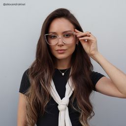 Yomary Cateye Clear Glasses5