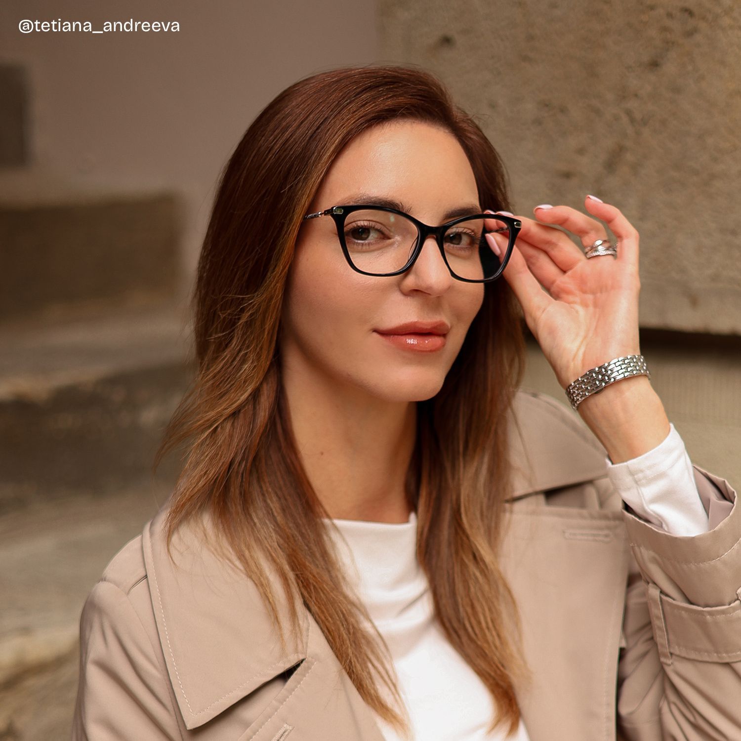 Lydia Black Cat-Eye Glasses | ZEELOOL6