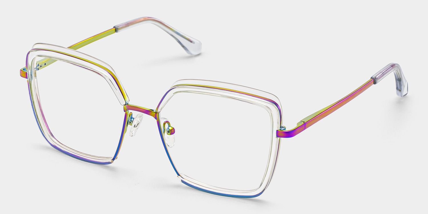 Cordaro Square Clear Frame Glasses for Women | ZEELOOL3