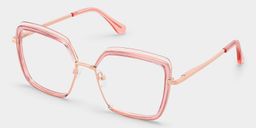 Cordaro Square Pink Glasses3