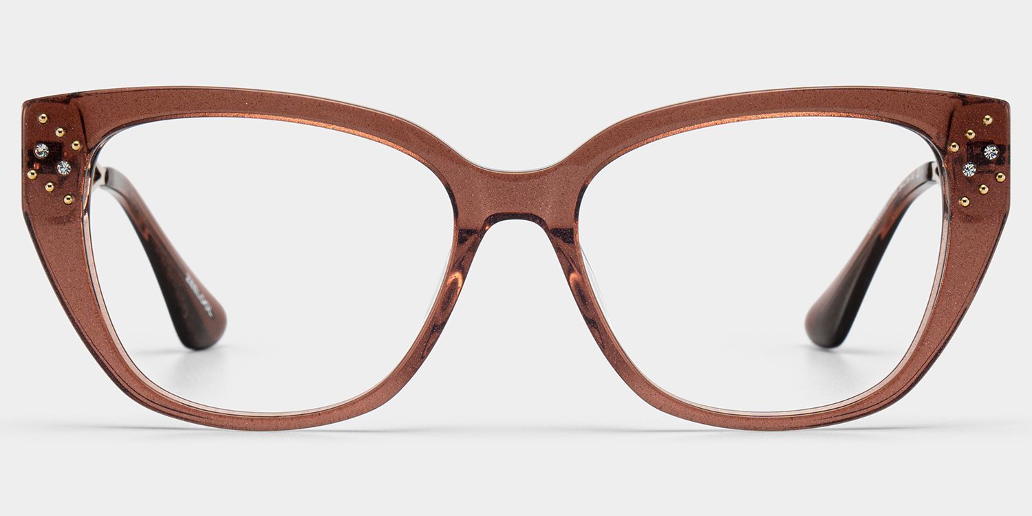 Alma Butterfly Brown Maroon Glasses Frames for Women| ZEELOOL1