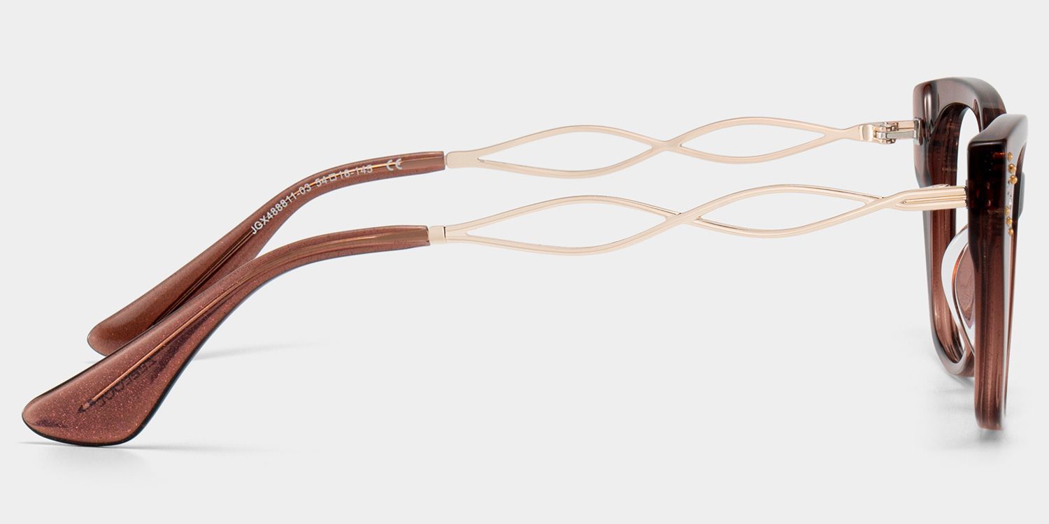 Alma Butterfly Brown Maroon Glasses Frames for Women| ZEELOOL4