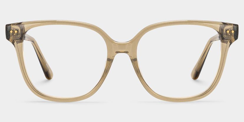 Clara Clear Brown Cat eye Glasses