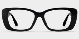 Hannah Black Rectangle Glasses1
