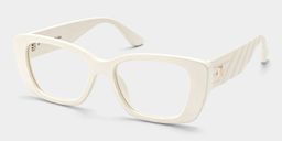 Hannah White Rectangle Glasses3