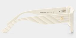 Hannah White Rectangle Glasses4