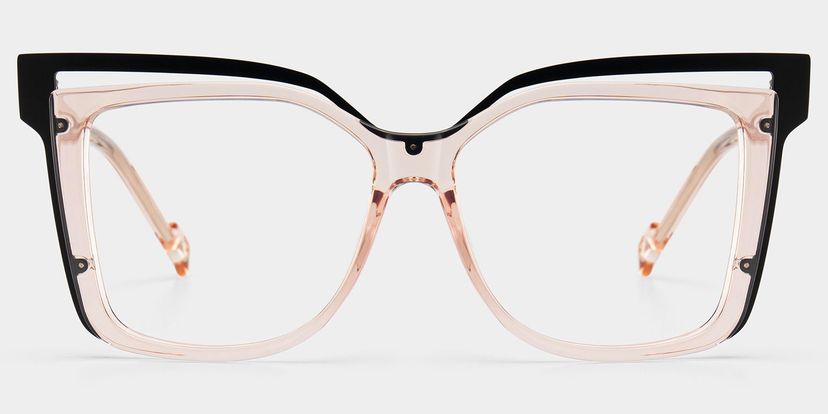 Twolla Square Beige Glasses