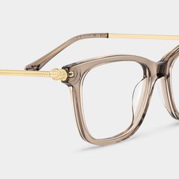 Vibert Brown Rectangle Glasses4
