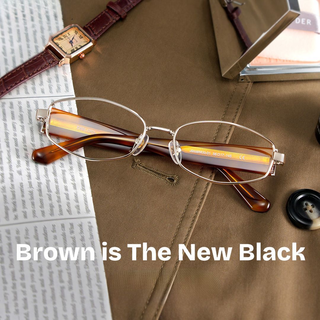 Dakota Warm Brown Tortoise Rectangle Glasses | ZEELOOL0