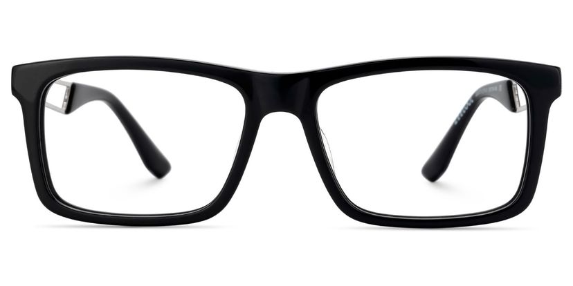 Osvaldo Rectangle Black Glasses