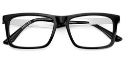 Osvaldo Rectangle Black Glasses1