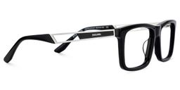 Osvaldo Rectangle Black Glasses3