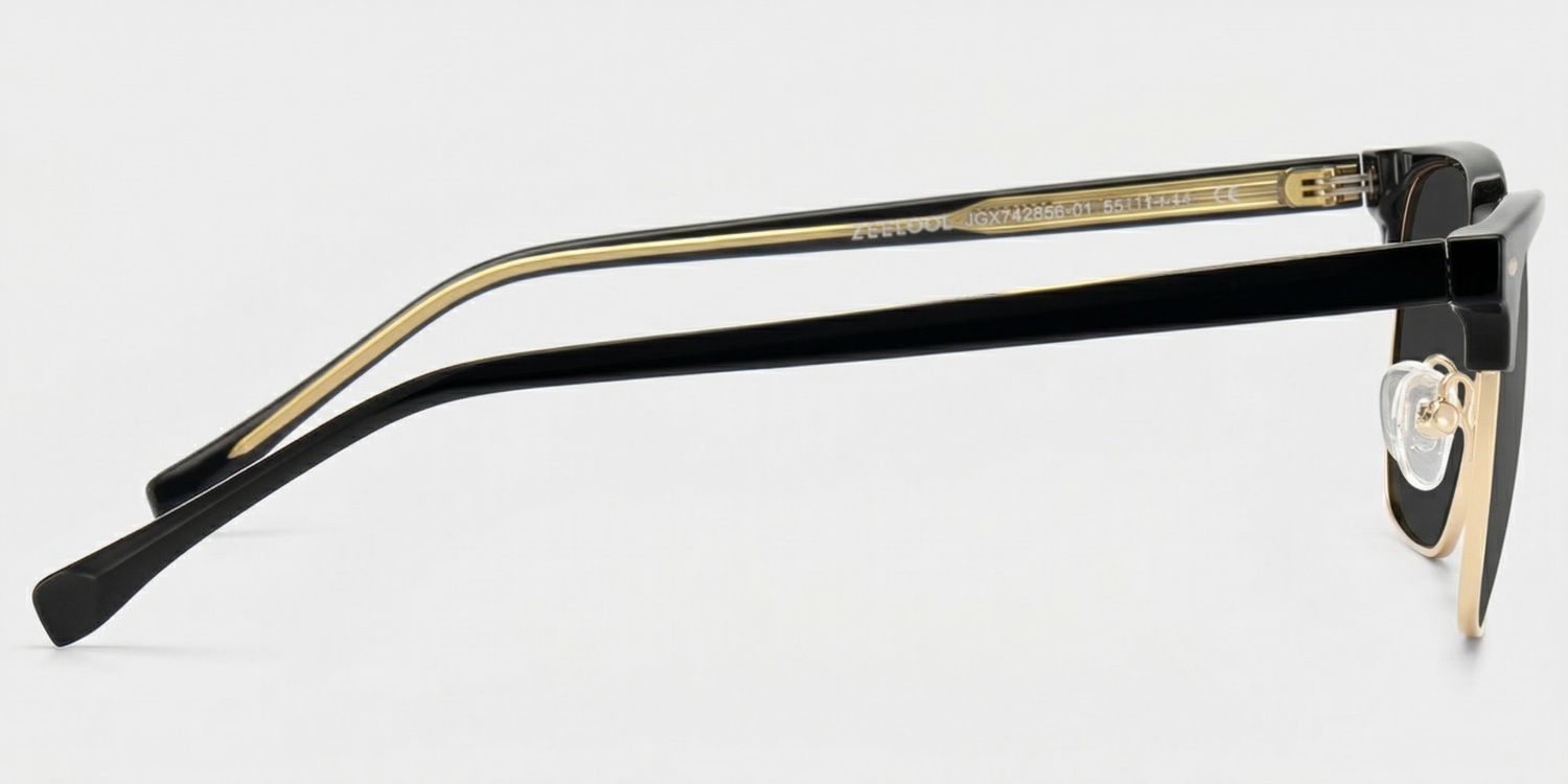 Braidsby Mixed Black Browline Frame Sunglasses | ZEELOOL3