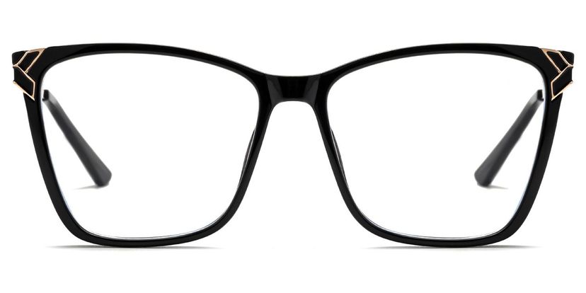 Tricee Square Black Glasses
