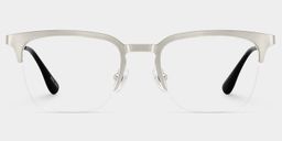 Peyton Silver Browline Glasses1