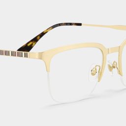 Peyton Gold Browline Glasses5