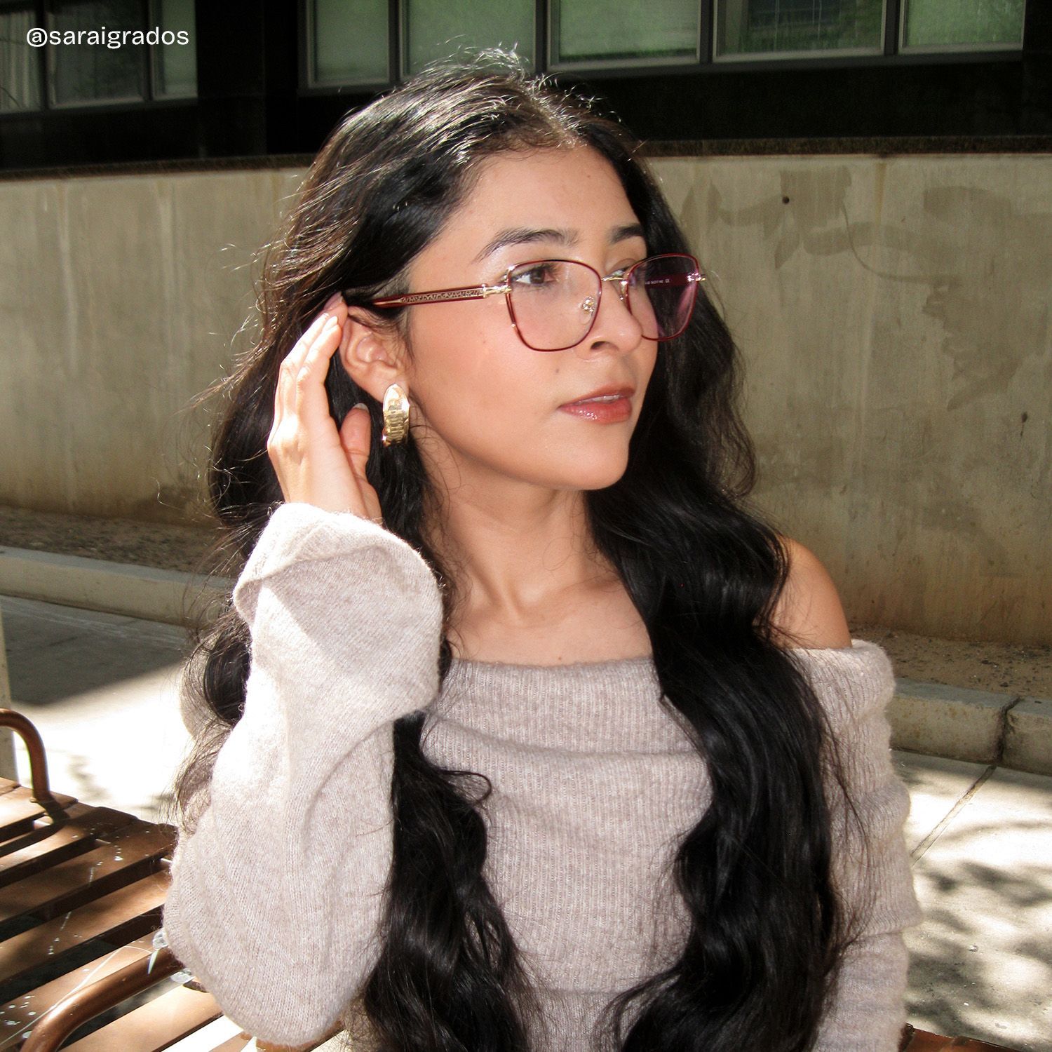 Lucille Red Butterfly Glasses | ZEELOOL7
