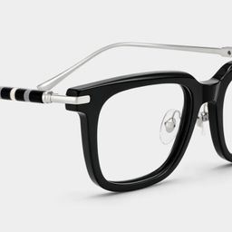 Rayne Black Square Glasses5