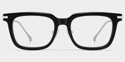 Rayne Black Square Glasses1