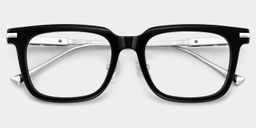 Rayne Black Square Glasses2