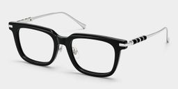 Rayne Black Square Glasses3