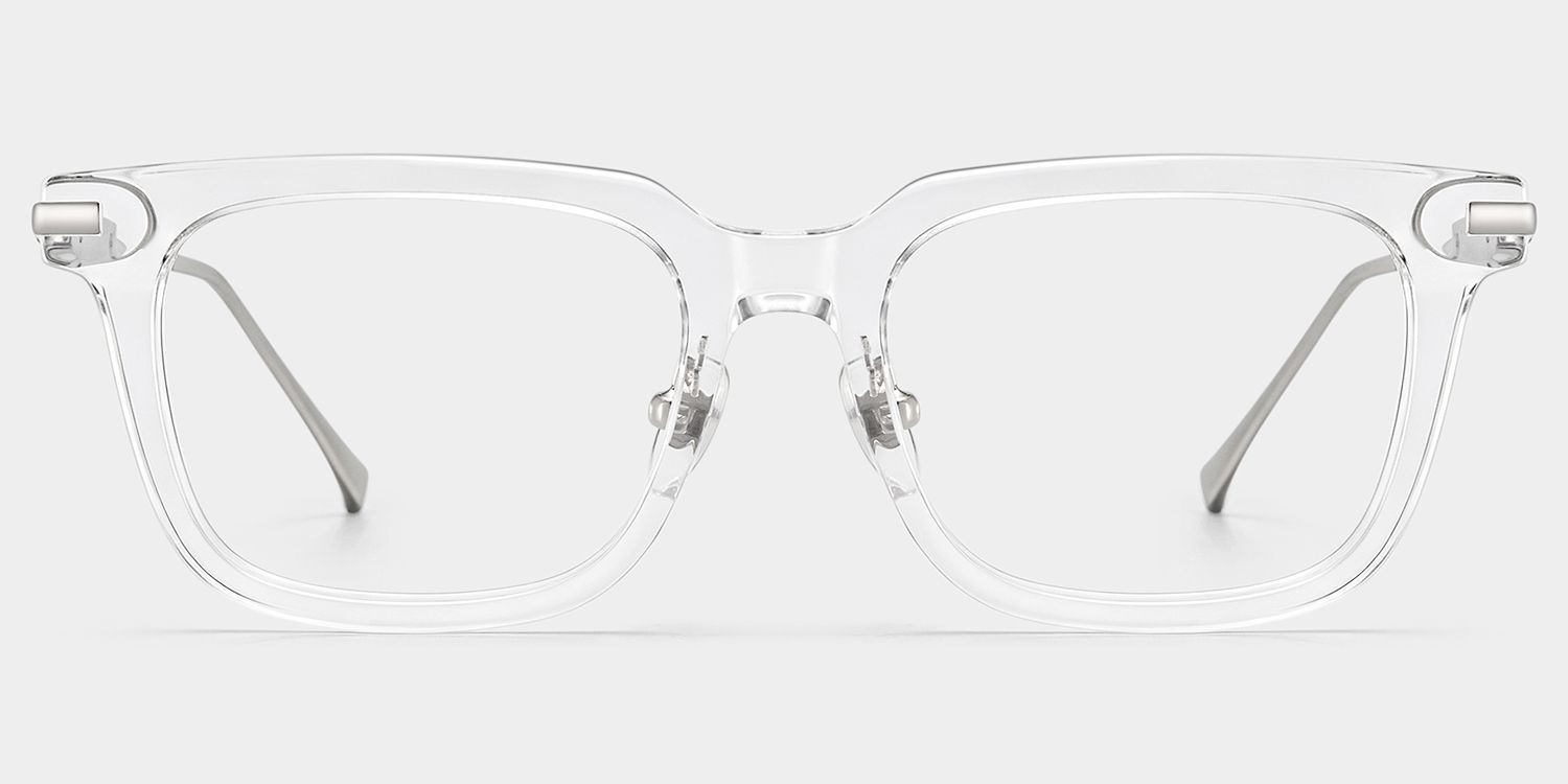 Rayne Clear Square Eyeglass Frame for Men | ZEELOOL0