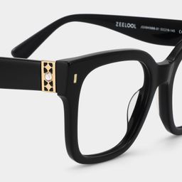 Scicluna Square Black Glasses5
