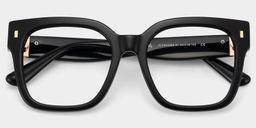 Scicluna Square Black Glasses2