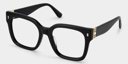 Scicluna Square Black Glasses3