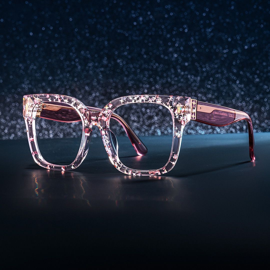 Designer Scicluna Glasses in Full-frame With Gillter Star0
