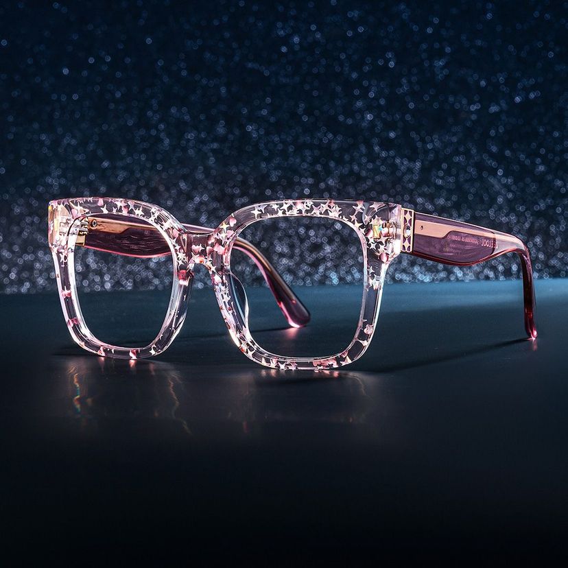 Scicluna Square Pink Glasses