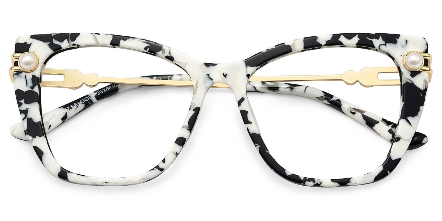 Victor Eyeglasses in Cat eye Cow Frame | Zeelool2