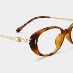 Blaire Oval Tortoise Glasses5