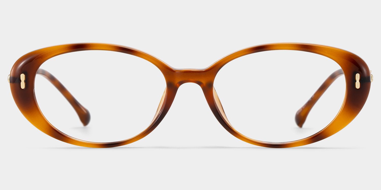 Blaire Tortoise Frame Glasses with Oval Frame Online | ZEELOOL1